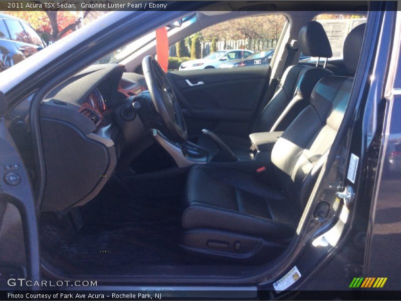 Graphite Luster Pearl / Ebony 2011 Acura TSX Sedan