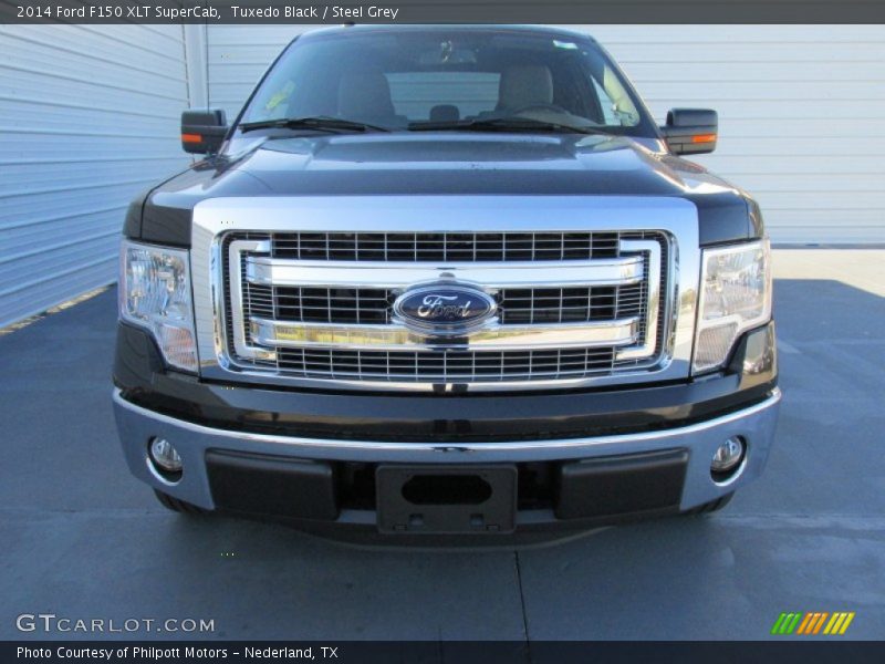 Tuxedo Black / Steel Grey 2014 Ford F150 XLT SuperCab