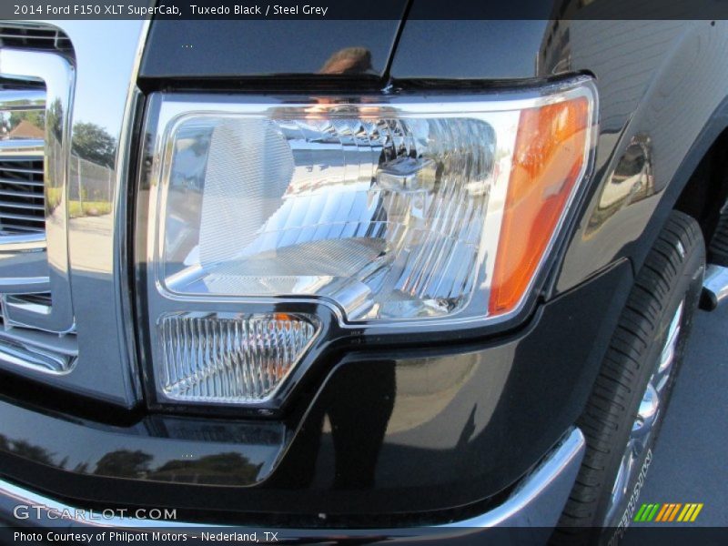 Tuxedo Black / Steel Grey 2014 Ford F150 XLT SuperCab