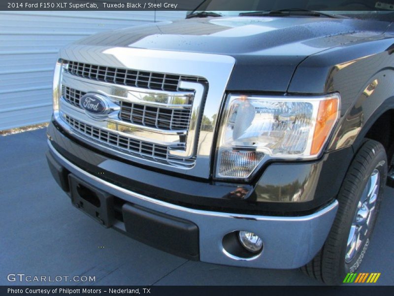 Tuxedo Black / Steel Grey 2014 Ford F150 XLT SuperCab