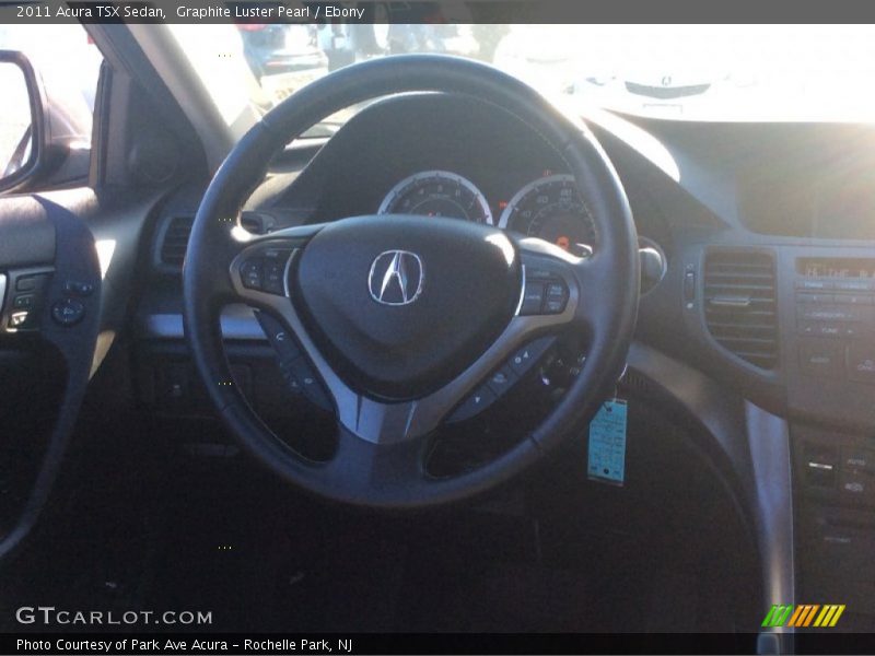 Graphite Luster Pearl / Ebony 2011 Acura TSX Sedan