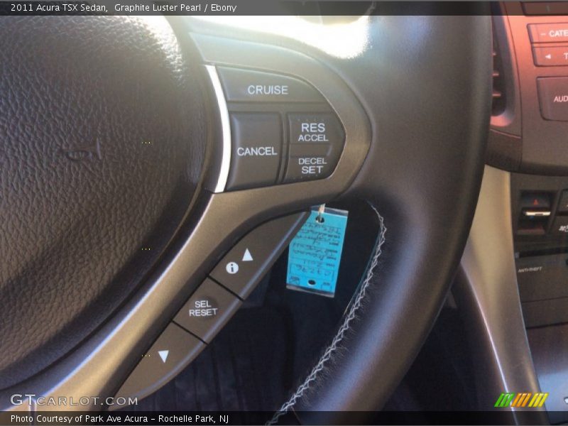 Graphite Luster Pearl / Ebony 2011 Acura TSX Sedan