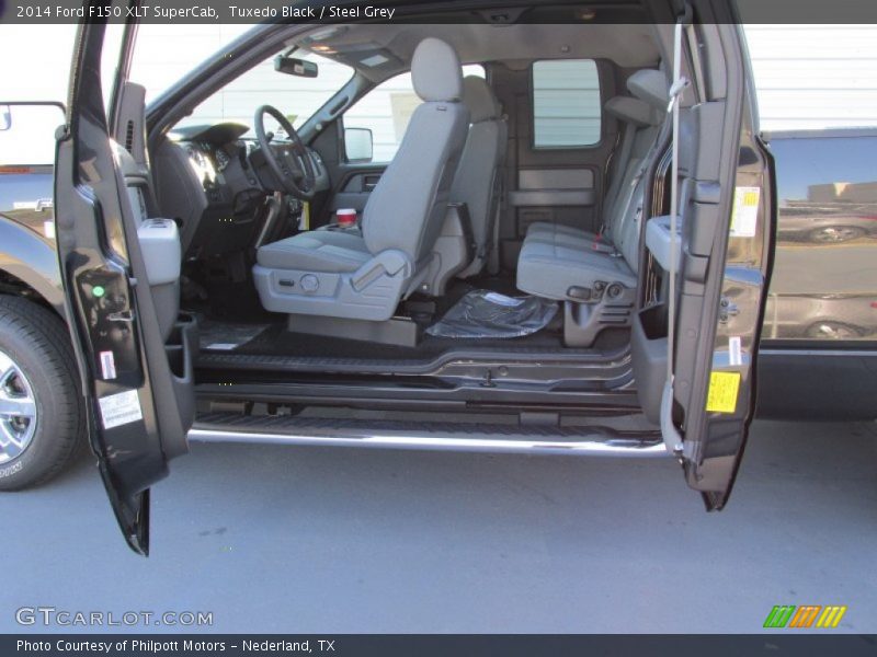 Tuxedo Black / Steel Grey 2014 Ford F150 XLT SuperCab