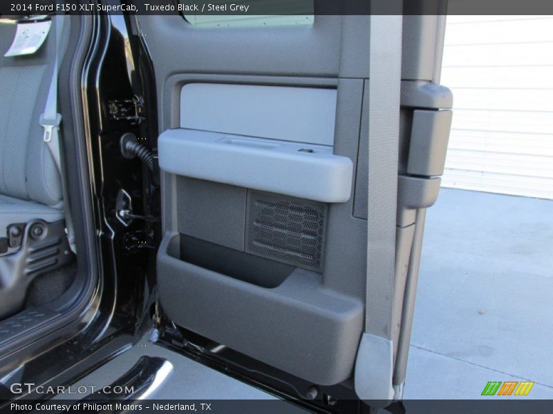 Tuxedo Black / Steel Grey 2014 Ford F150 XLT SuperCab