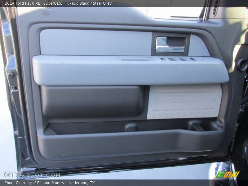 Tuxedo Black / Steel Grey 2014 Ford F150 XLT SuperCab