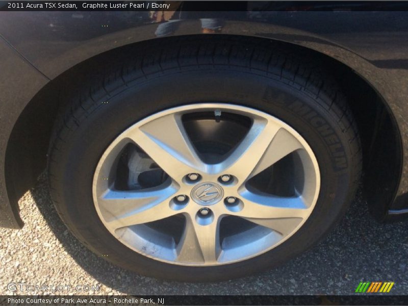 Graphite Luster Pearl / Ebony 2011 Acura TSX Sedan