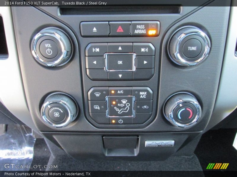 Tuxedo Black / Steel Grey 2014 Ford F150 XLT SuperCab