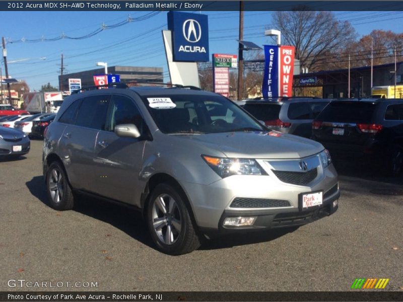 Palladium Metallic / Ebony 2012 Acura MDX SH-AWD Technology
