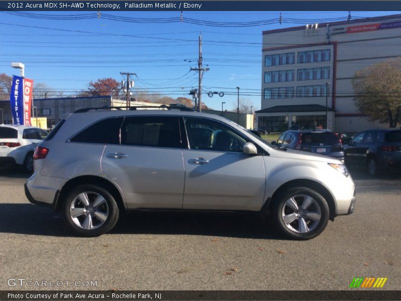 Palladium Metallic / Ebony 2012 Acura MDX SH-AWD Technology