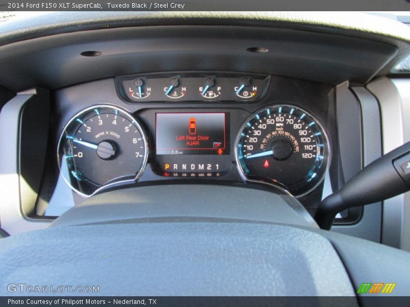 Tuxedo Black / Steel Grey 2014 Ford F150 XLT SuperCab