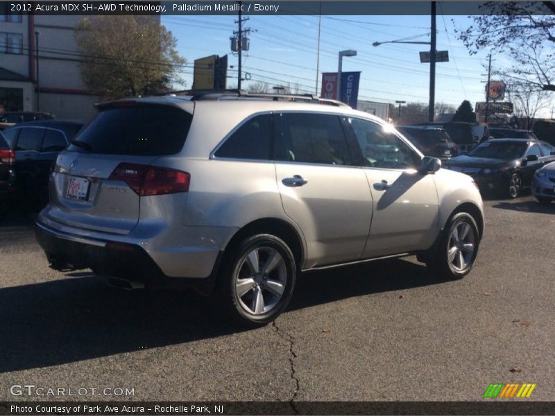 Palladium Metallic / Ebony 2012 Acura MDX SH-AWD Technology