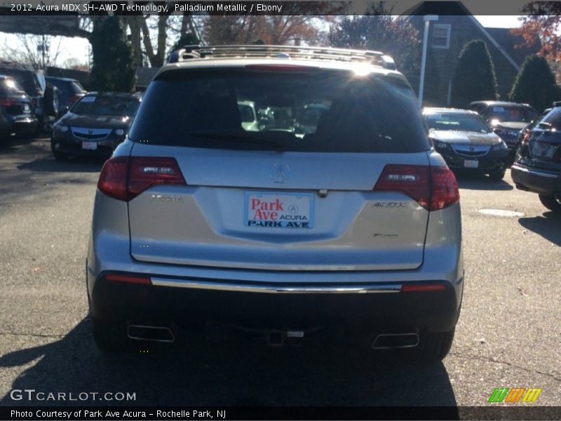 Palladium Metallic / Ebony 2012 Acura MDX SH-AWD Technology