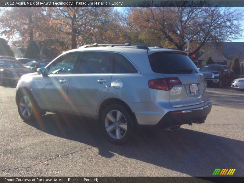 Palladium Metallic / Ebony 2012 Acura MDX SH-AWD Technology