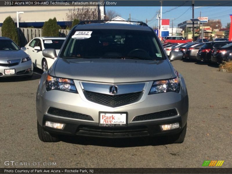 Palladium Metallic / Ebony 2012 Acura MDX SH-AWD Technology