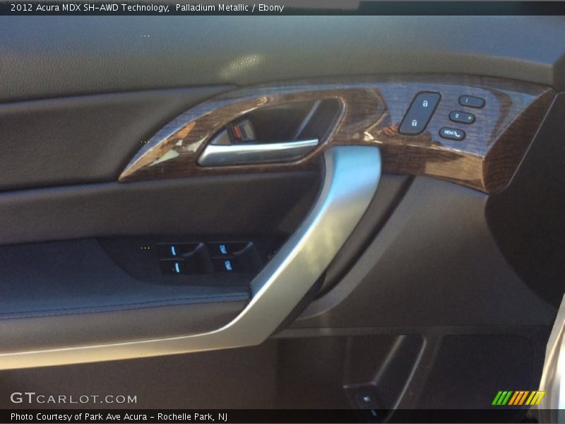 Palladium Metallic / Ebony 2012 Acura MDX SH-AWD Technology
