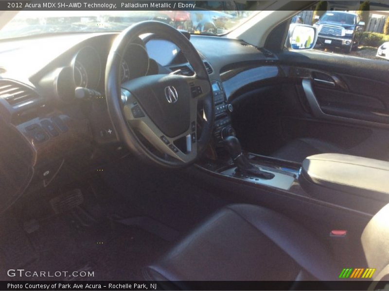 Palladium Metallic / Ebony 2012 Acura MDX SH-AWD Technology