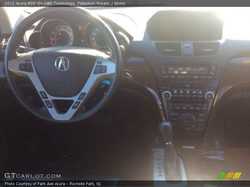 Palladium Metallic / Ebony 2012 Acura MDX SH-AWD Technology