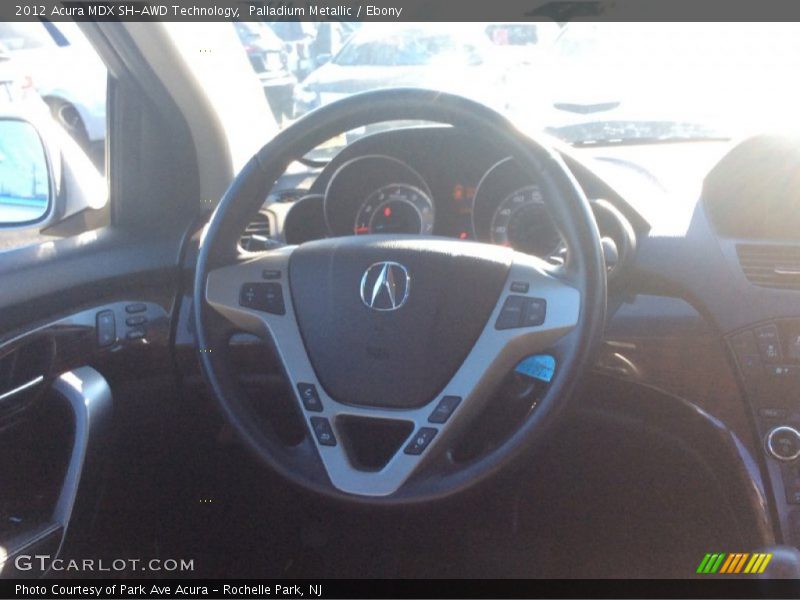 Palladium Metallic / Ebony 2012 Acura MDX SH-AWD Technology