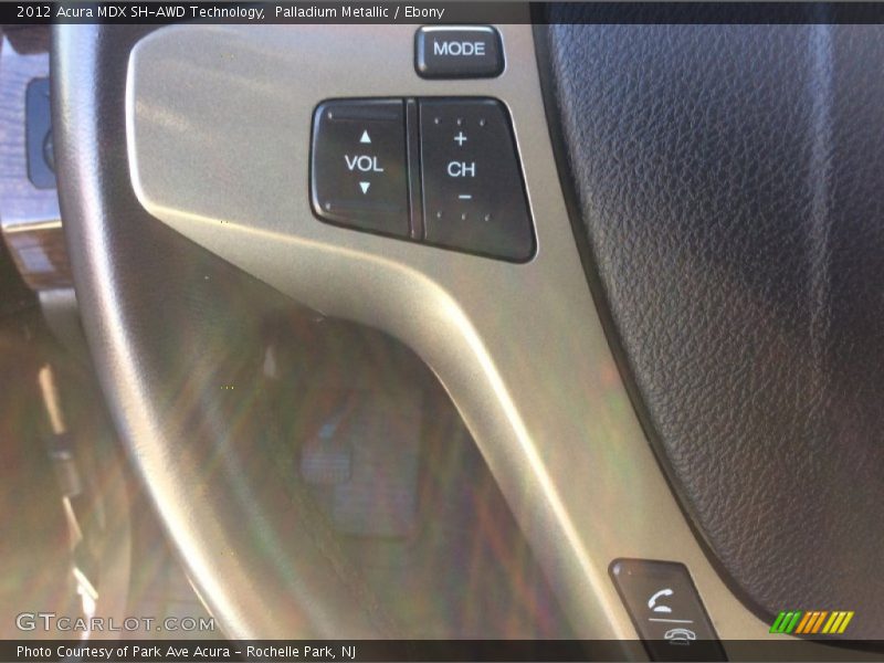 Palladium Metallic / Ebony 2012 Acura MDX SH-AWD Technology