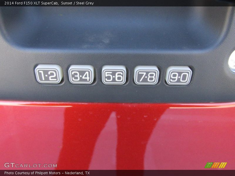 Sunset / Steel Grey 2014 Ford F150 XLT SuperCab