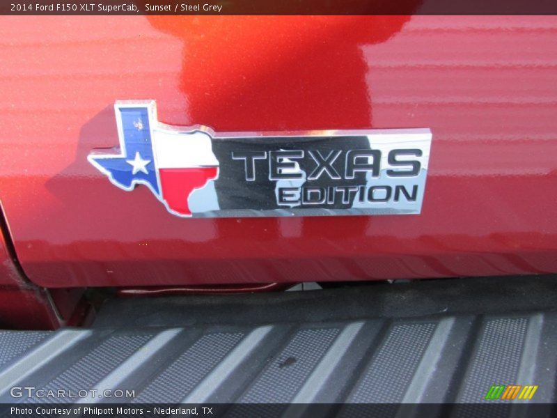 Sunset / Steel Grey 2014 Ford F150 XLT SuperCab