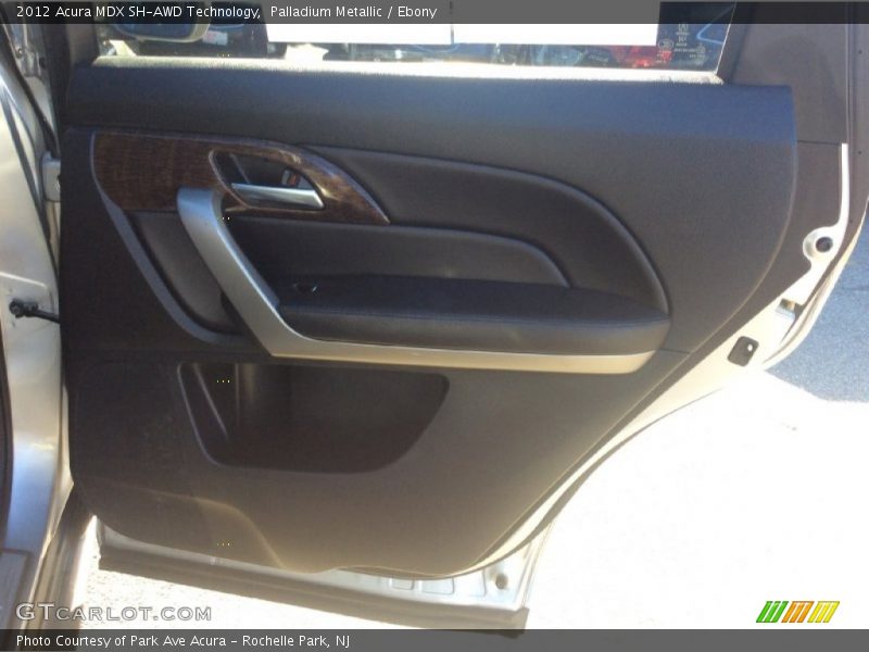 Palladium Metallic / Ebony 2012 Acura MDX SH-AWD Technology