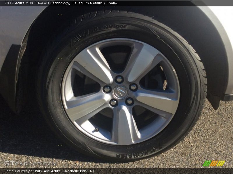 Palladium Metallic / Ebony 2012 Acura MDX SH-AWD Technology