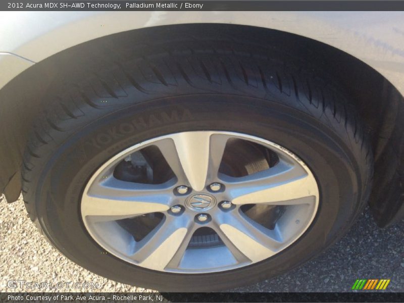 Palladium Metallic / Ebony 2012 Acura MDX SH-AWD Technology
