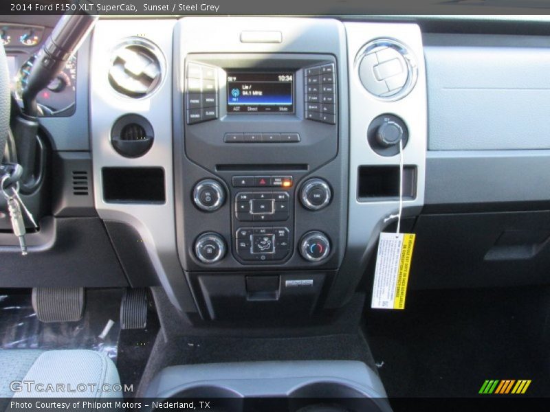 Sunset / Steel Grey 2014 Ford F150 XLT SuperCab