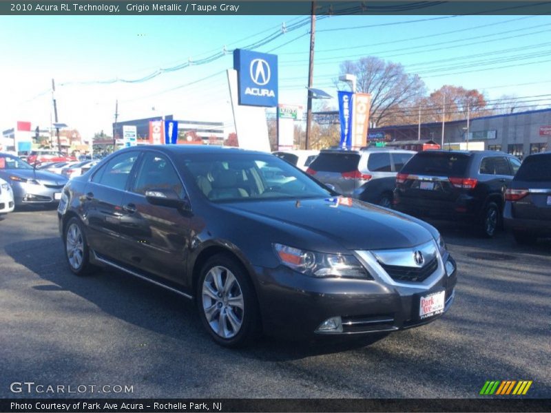 Grigio Metallic / Taupe Gray 2010 Acura RL Technology