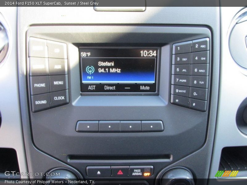 Sunset / Steel Grey 2014 Ford F150 XLT SuperCab