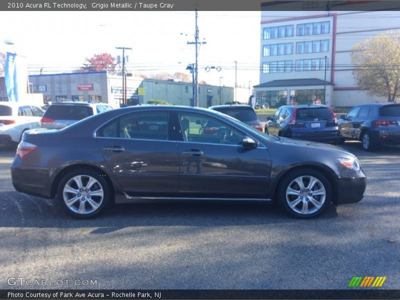 Grigio Metallic / Taupe Gray 2010 Acura RL Technology