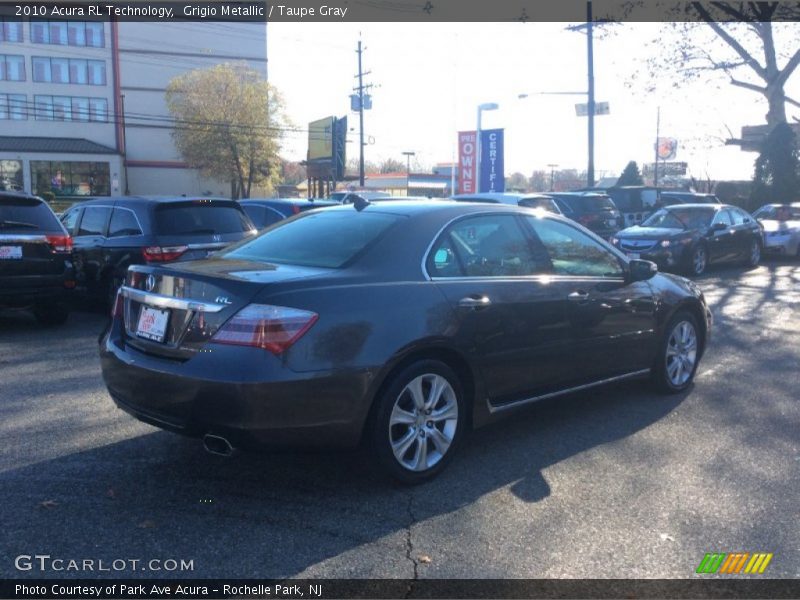 Grigio Metallic / Taupe Gray 2010 Acura RL Technology