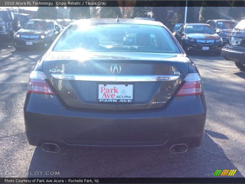 Grigio Metallic / Taupe Gray 2010 Acura RL Technology