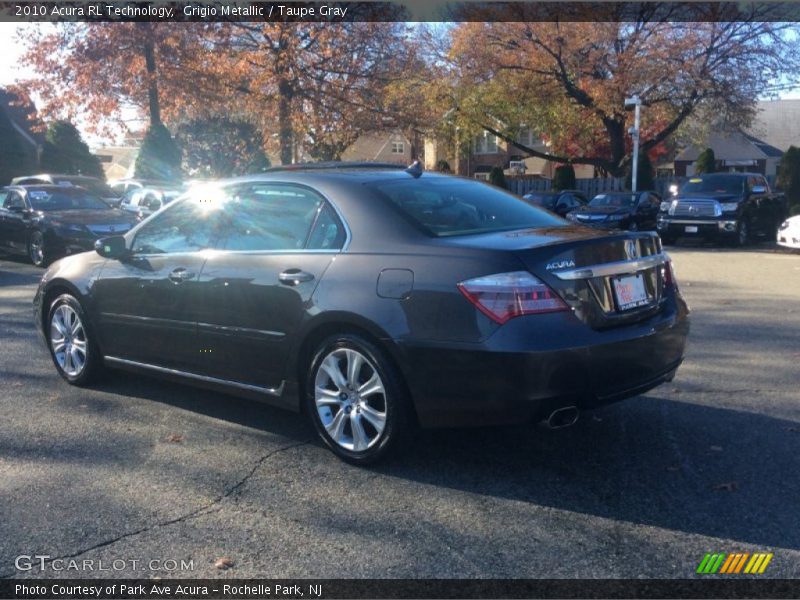 Grigio Metallic / Taupe Gray 2010 Acura RL Technology