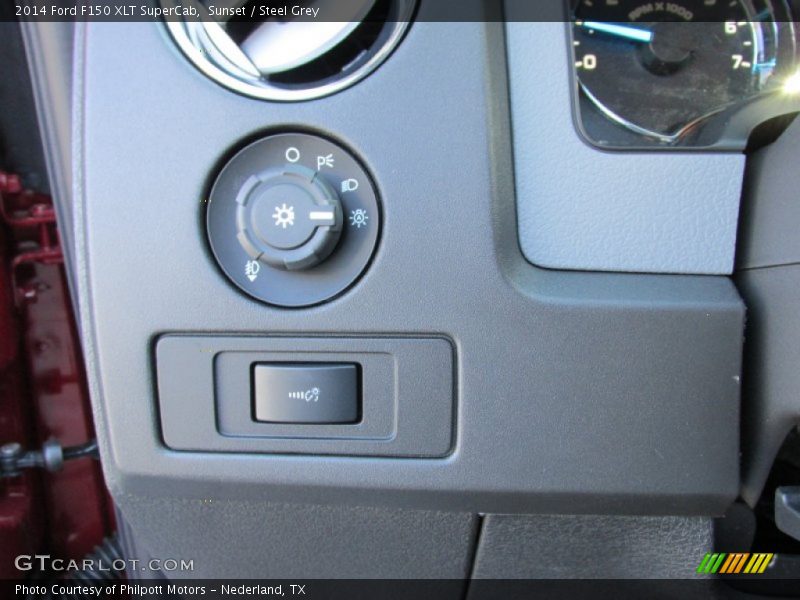 Sunset / Steel Grey 2014 Ford F150 XLT SuperCab