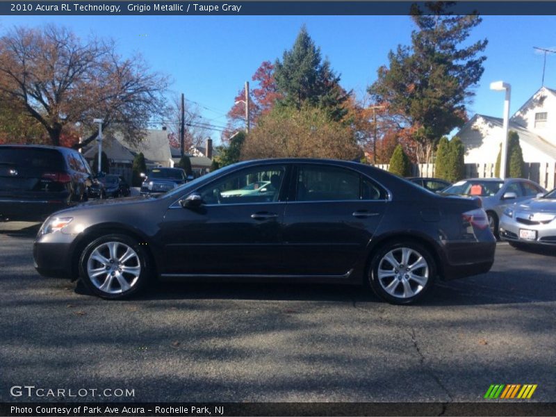Grigio Metallic / Taupe Gray 2010 Acura RL Technology
