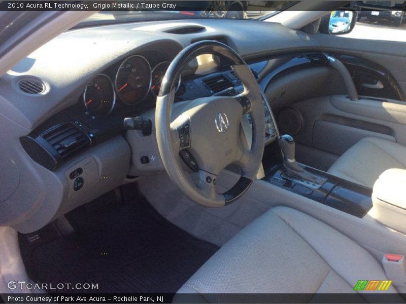 Grigio Metallic / Taupe Gray 2010 Acura RL Technology
