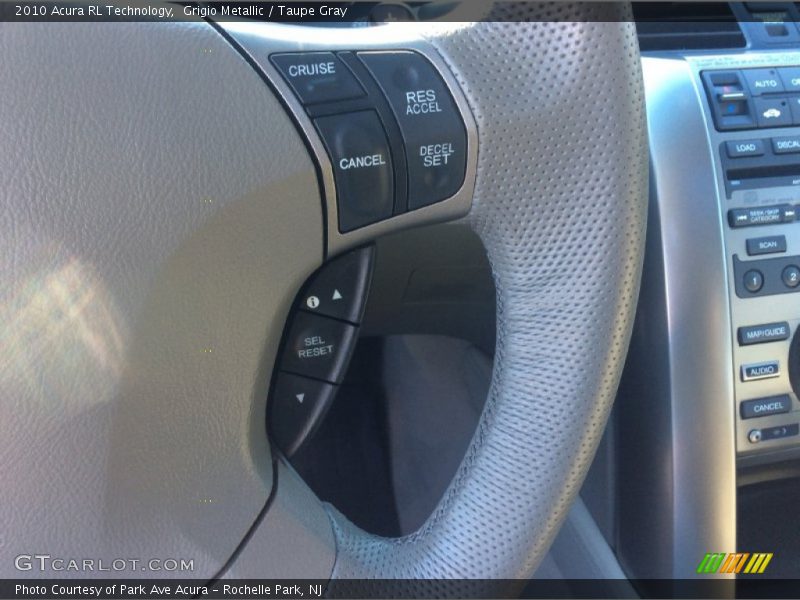 Grigio Metallic / Taupe Gray 2010 Acura RL Technology
