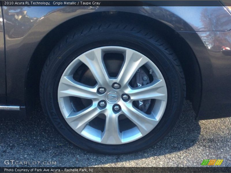 Grigio Metallic / Taupe Gray 2010 Acura RL Technology