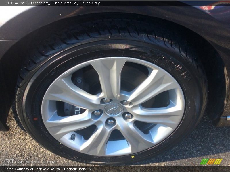 Grigio Metallic / Taupe Gray 2010 Acura RL Technology