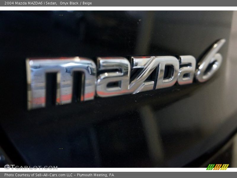 Onyx Black / Beige 2004 Mazda MAZDA6 i Sedan