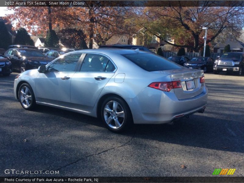 Silver Moon / Ebony 2012 Acura TSX Sedan