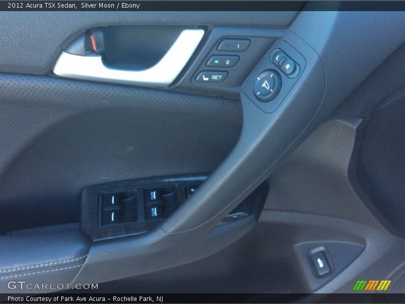 Silver Moon / Ebony 2012 Acura TSX Sedan