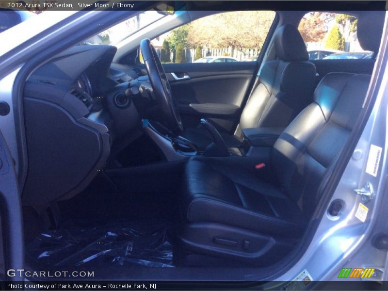 Silver Moon / Ebony 2012 Acura TSX Sedan