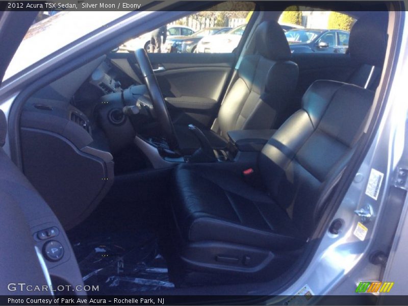 Silver Moon / Ebony 2012 Acura TSX Sedan