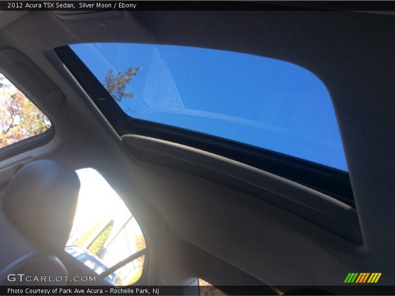 Silver Moon / Ebony 2012 Acura TSX Sedan