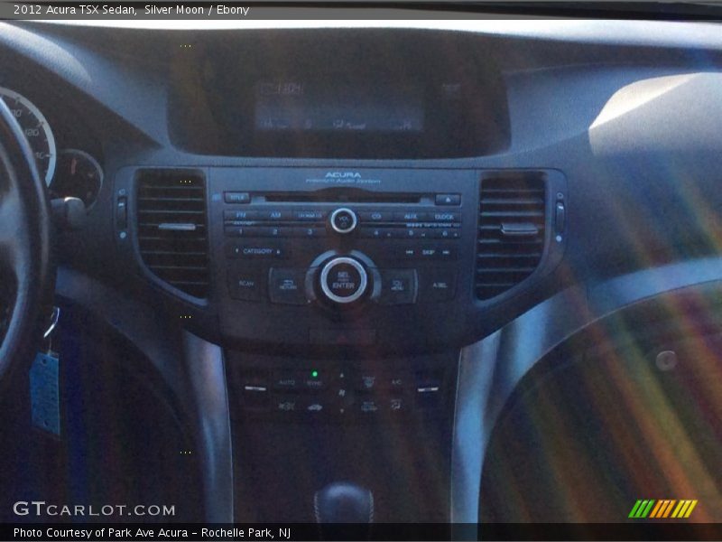 Silver Moon / Ebony 2012 Acura TSX Sedan