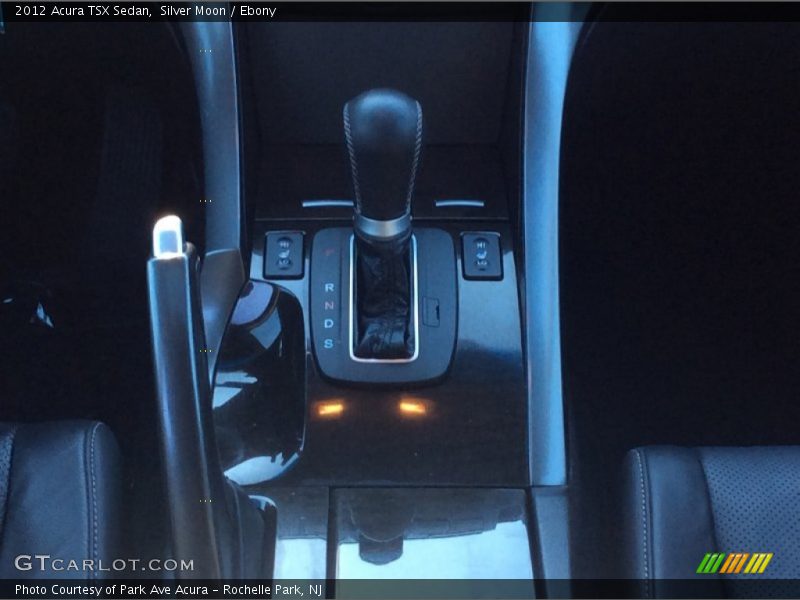 Silver Moon / Ebony 2012 Acura TSX Sedan