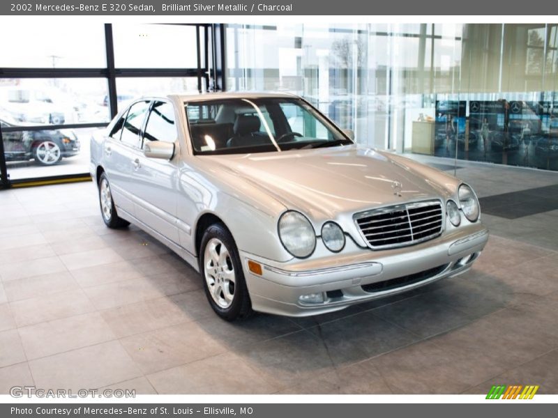 Brilliant Silver Metallic / Charcoal 2002 Mercedes-Benz E 320 Sedan